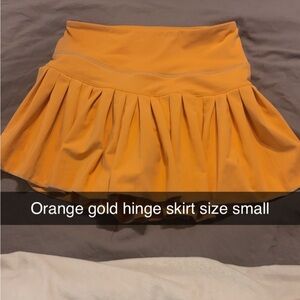 Women's Orange Skirt
